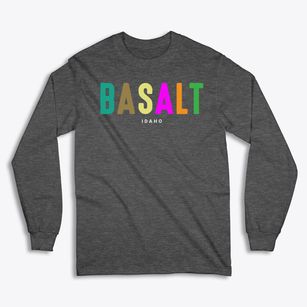 Basalt Idaho Color Pop Classic Long Sleeve T-Shirt