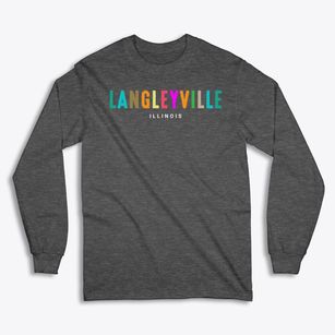 Langleyville Illinois Color Pop Classic Long Sleeve T-Shirt