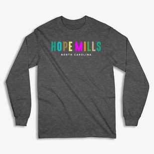 Hope Mills North Carolina Color Pop Classic Long Sleeve T-Shirt