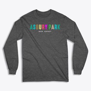 Asbury Park New Jersey Color Pop Classic Long Sleeve T-Shirt
