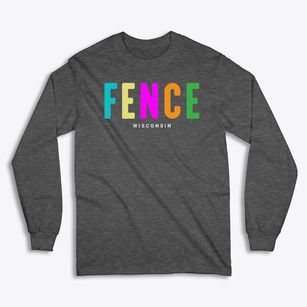 Fence Wisconsin Color Pop Classic Long Sleeve T-Shirt