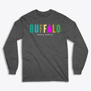 Buffalo North Dakota Color Pop Classic Long Sleeve T-Shirt