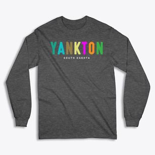 Yankton South Dakota Color Pop Classic Long Sleeve T-Shirt