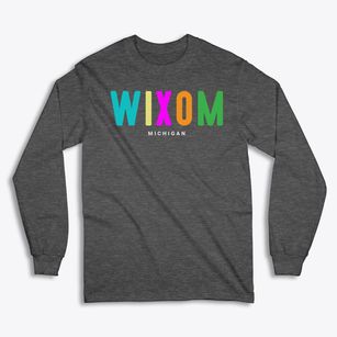 Wixom Michigan Color Pop Classic Long Sleeve T-Shirt