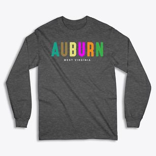 Auburn West Virginia Color Pop Classic Long Sleeve T-Shirt