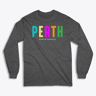 Perth North Dakota Color Pop Classic Long Sleeve T-Shirt