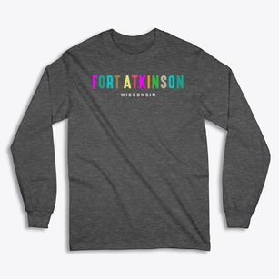 Fort Atkinson Wisconsin Color Pop Classic Long Sleeve T-Shirt