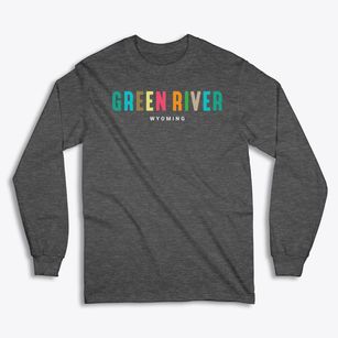 Green River Wyoming Color Pop Classic Long Sleeve T-Shirt