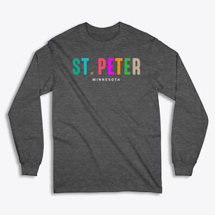 St. Peter Minnesota Color Pop Classic Long Sleeve T-Shirt