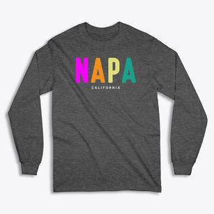 Napa California Color Pop Classic Long Sleeve T-Shirt
