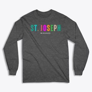 St. Joseph Missouri Color Pop Classic Long Sleeve T-Shirt