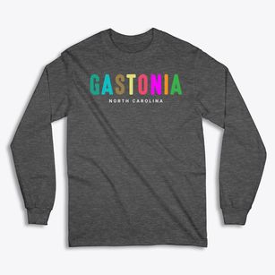 Gastonia North Carolina Color Pop Classic Long Sleeve T-Shirt