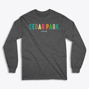 Cedar Park Texas Color Pop Classic Long Sleeve T-Shirt