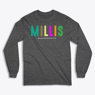 Millis Massachusetts Color Pop Classic Long Sleeve T-Shirt