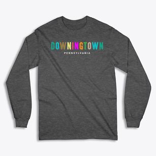Downingtown Pennsylvania Color Pop Classic Long Sleeve T-Shirt
