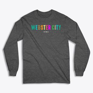 Webster City Iowa Color Pop Classic Long Sleeve T-Shirt