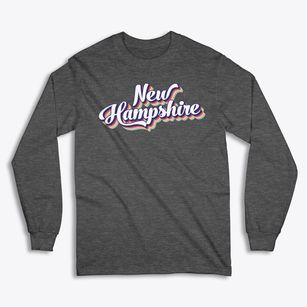  New Hampshire Retro Candy Vibes Classic Long Sleeve T-Shirt