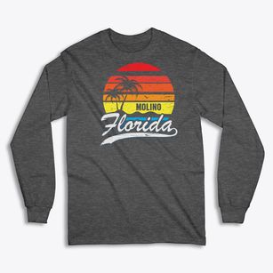 Molino Florida Palm Tree Sunset Classic Long Sleeve T-Shirt