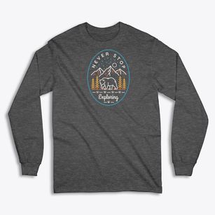   Never Stop Classic Long Sleeve T-Shirt