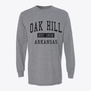 Oak Hill Arkansas Classic Established Classic Long Sleeve T-Shirt