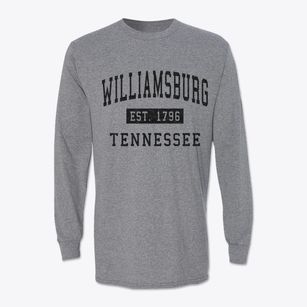 Williamsburg Tennessee Classic Established Classic Long Sleeve T-Shirt