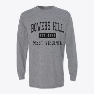 Bowers Hill West Virginia Classic Established Classic Long Sleeve T-Shirt