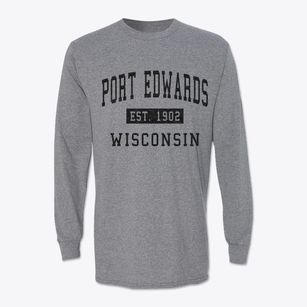 Port Edwards Wisconsin Classic Established Classic Long Sleeve T-Shirt