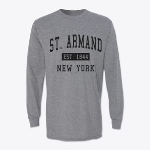 St. Armand New York Classic Established Classic Long Sleeve T-Shirt