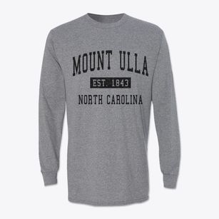 Mount Ulla North Carolina Classic Established Classic Long Sleeve T-Shirt