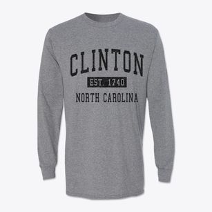 Clinton North Carolina Classic Established Classic Long Sleeve T-Shirt