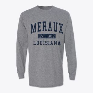 Meraux Louisiana Classic Established Classic Long Sleeve T-Shirt