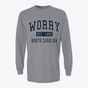 Worry North Carolina Classic Established Classic Long Sleeve T-Shirt