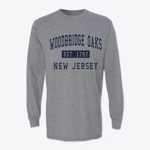 Woodbridge Oaks New Jersey Classic Established Classic Long Sleeve T-Shirt
