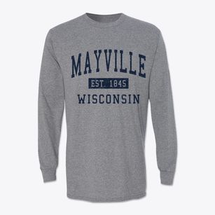Mayville Wisconsin Classic Established Classic Long Sleeve T-Shirt