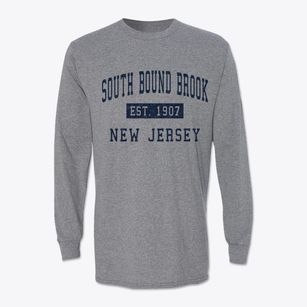 South Bound Brook New Jersey Classic Established Classic Long Sleeve T-Shirt