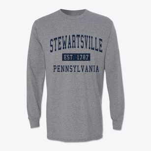 Stewartsville Pennsylvania Classic Established Classic Long Sleeve T-Shirt