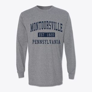 Montoursville Pennsylvania Classic Established Classic Long Sleeve T-Shirt