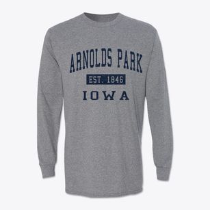Arnolds Park Iowa Classic Established Classic Long Sleeve T-Shirt