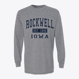 Rockwell Iowa Classic Established Classic Long Sleeve T-Shirt