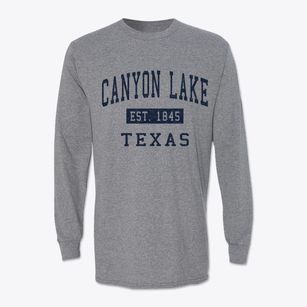 Canyon Lake Texas Classic Established Classic Long Sleeve T-Shirt
