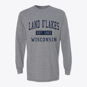 Land O'lakes Wisconsin Classic Established Classic Long Sleeve T-Shirt