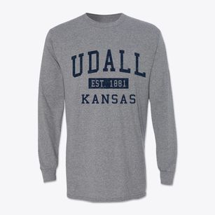 Udall Kansas Classic Established Classic Long Sleeve T-Shirt