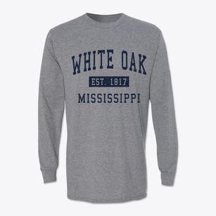 White Oak Mississippi Classic Established Classic Long Sleeve T-Shirt