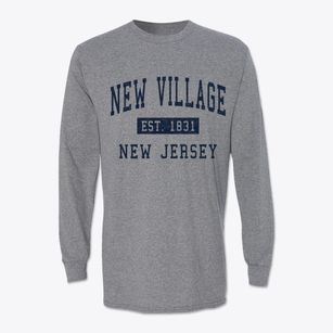 New Village New Jersey Classic Established Classic Long Sleeve T-Shirt