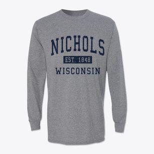 Nichols Wisconsin Classic Established Classic Long Sleeve T-Shirt