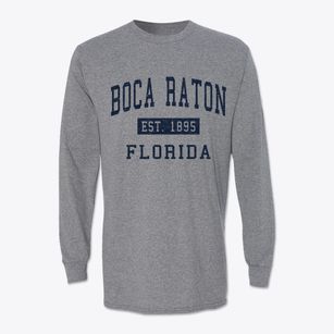 Boca Raton Florida Classic Established Classic Long Sleeve T-Shirt
