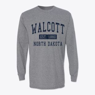 Walcott North Dakota Classic Established Classic Long Sleeve T-Shirt