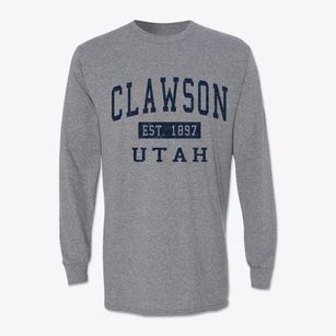 Clawson Utah Classic Established Classic Long Sleeve T-Shirt