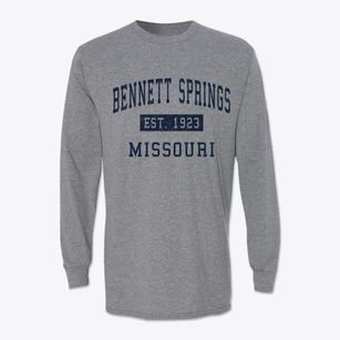 Bennett Springs Missouri Classic Established Classic Long Sleeve T-Shirt