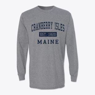 Cranberry Isles Maine Classic Established Classic Long Sleeve T-Shirt